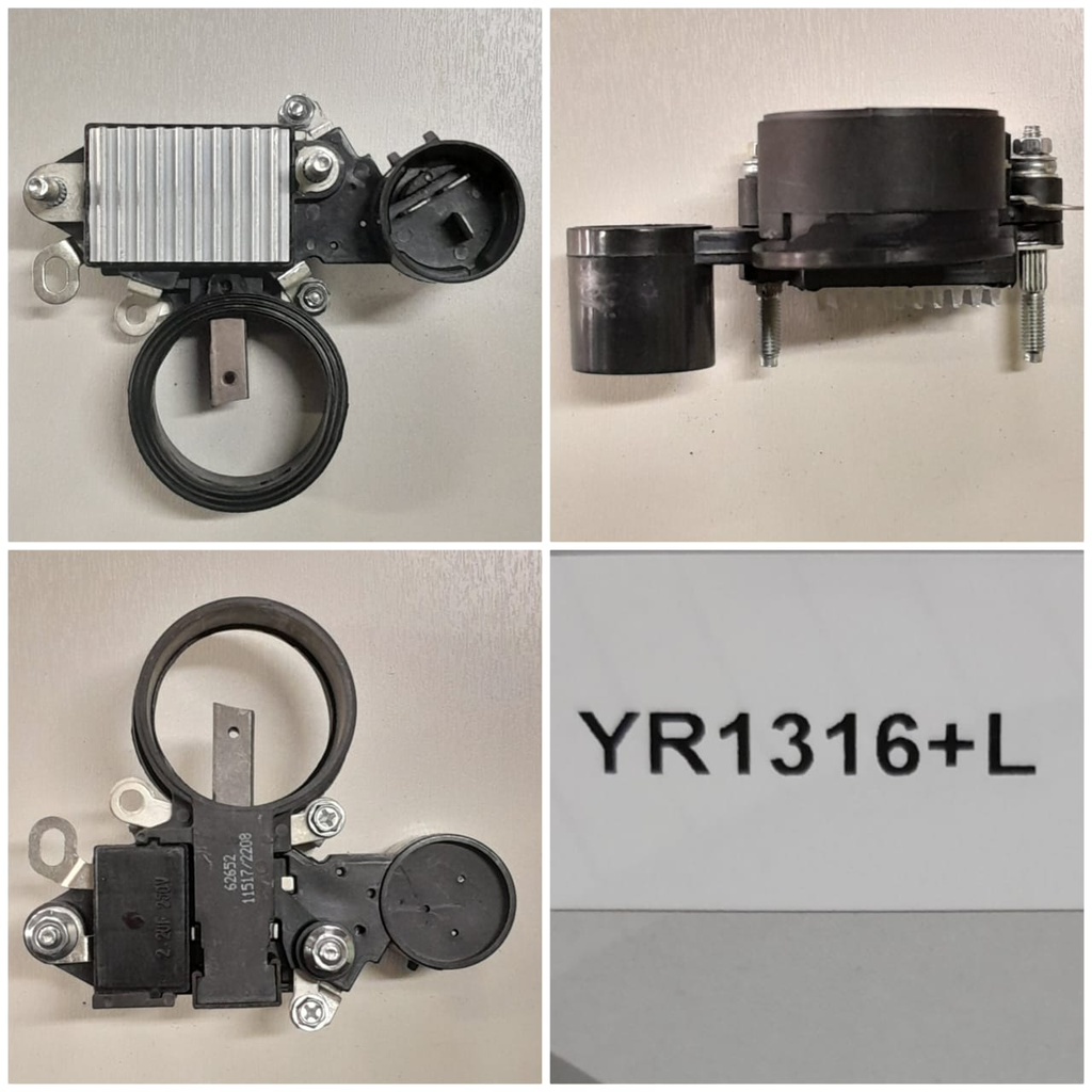 YR1316+L- IZU 12V 3P+CARBON HOLDER REGULATOR
