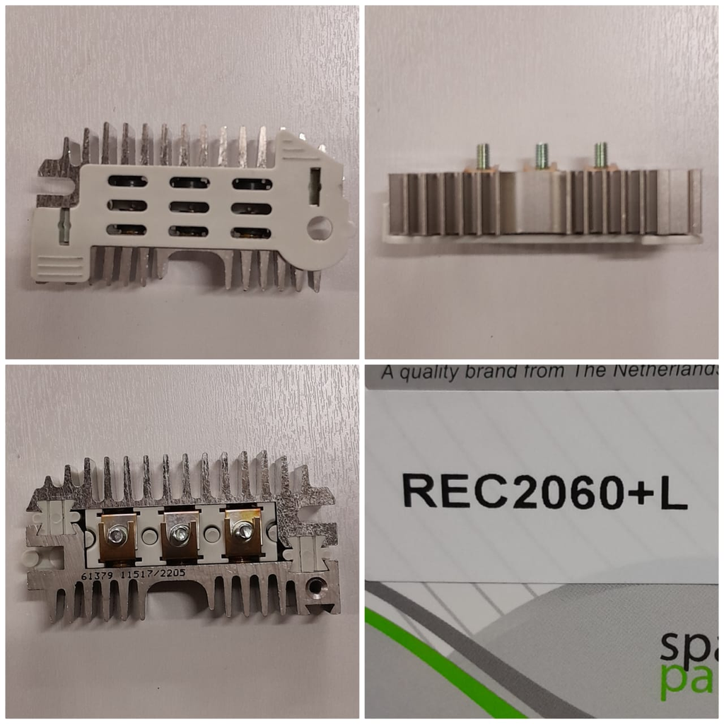 REC2060+L-CT 20SI 6-25AMP -VE GND RECTIFIER PLATE