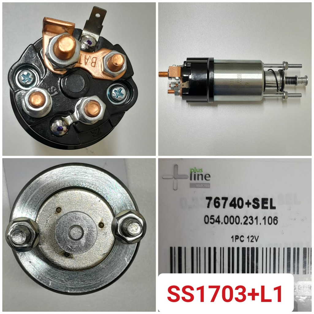 SS1703+L1-PERKIN 12V 4T ROUND PLUNGER+ROUND SWITCH