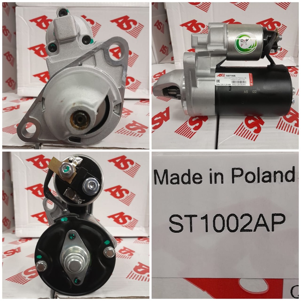 ST1002AP-BSH 12V 9T CROSS 2 BOLT STARTER MOTOR   