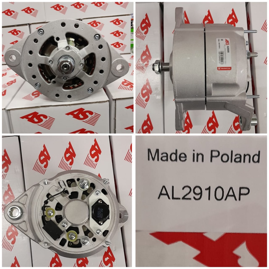 AL2910AP-VLV FH 24V 80A D/F BSH ALTERNATOR     