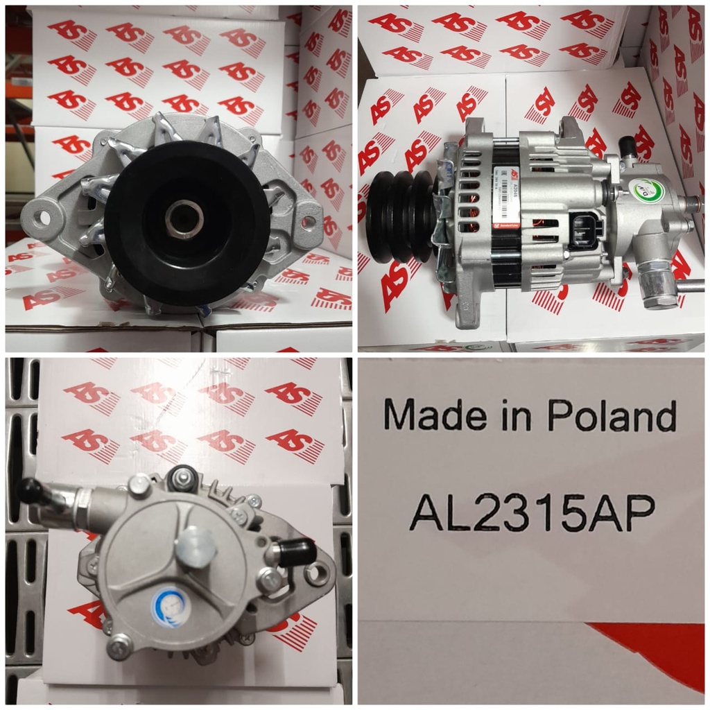 AL2315AP-IZU NPR 24V 50A 3PULLEY+1 PIN SILVER PUMP ALTERNATOR