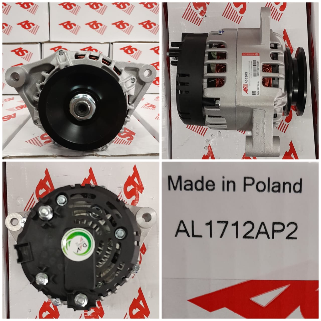AL1712AP2-PERKIN 12V 70A LONG FITTING CCW LHE 1V 3B BACK ALTERNATOR