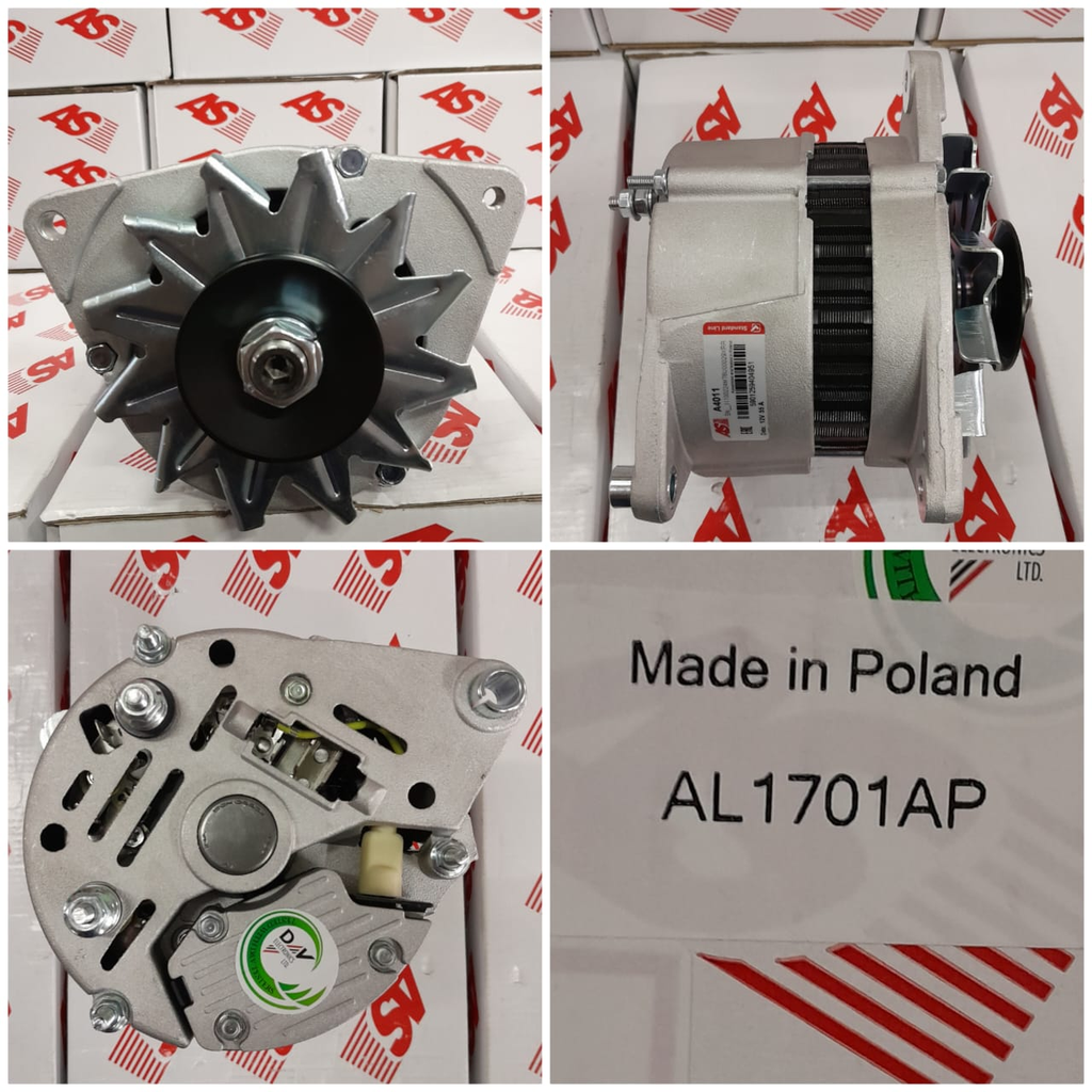 AL1701AP-PERKIN O/M 12V 65A  ALTERNATOR