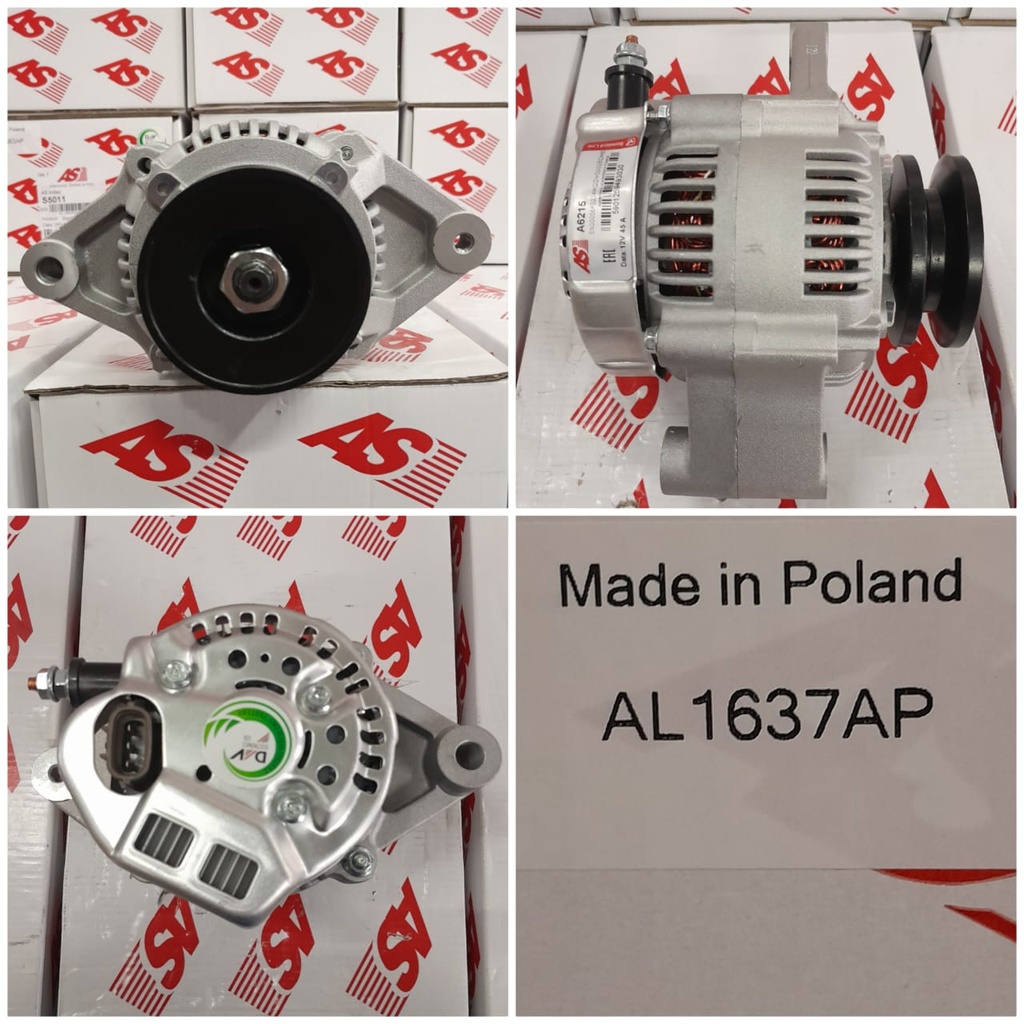 AL1637AP-ND 12V 50A 3P STR (S-IG-L)LONG U/BOLT ALTERNATOR