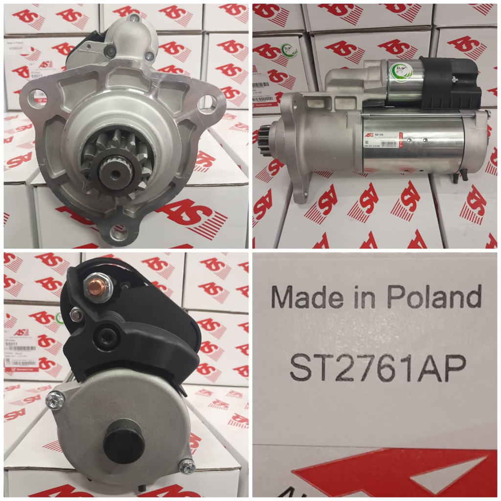 ST2761AP-SCN 24V 12T HOUSING/ROUND 9.2MM STARTER+SAFETY   