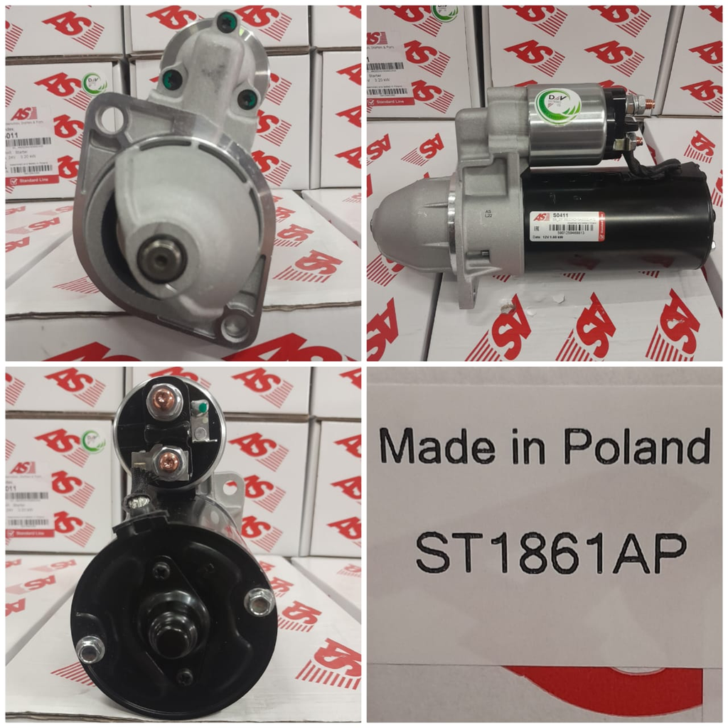 ST1861AP-UNIV.LOMBARDINI 12V 9T 2B/LHO CW STARTER