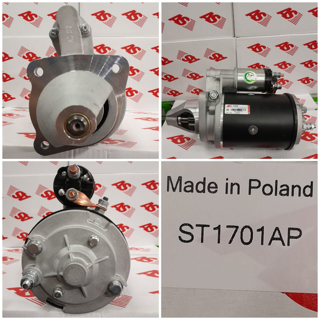 ST1701AP-PERKIN JCB 12V 10T FAT RHO STARTER MOTOR      