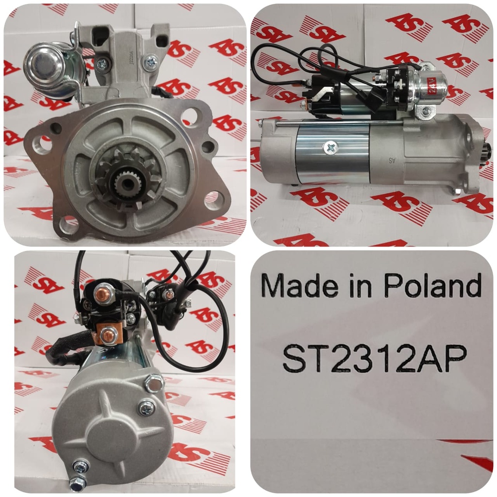 ST2312AP-FORKLIFT S6S 24V 10T 4B STARTER+SAFETY SWITCH