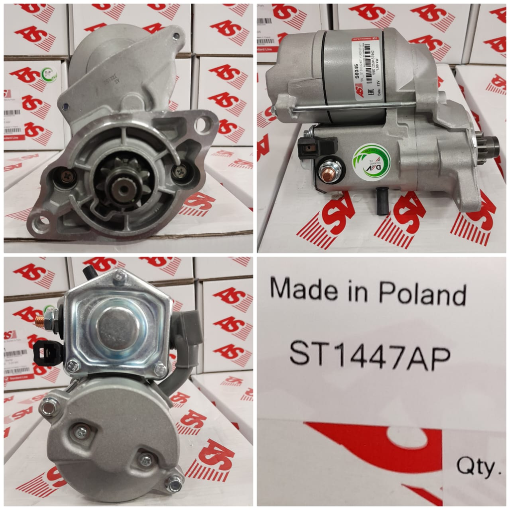 ST1447AP-KUBOTA ND 12V 9T 1 CYL STARTER MOTOR  