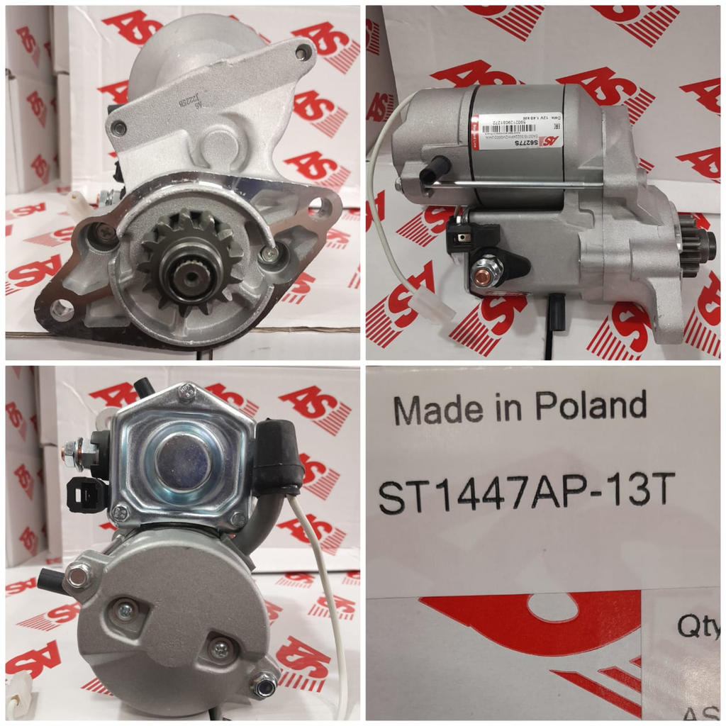 ST1447AP-13T-KUBOTA ND 12V 13T 2/8 1 CYL STARTER MOTOR    