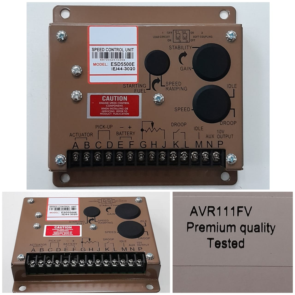AVR111FV- ESD5500E GENERATOR SPEED CONTROLLER