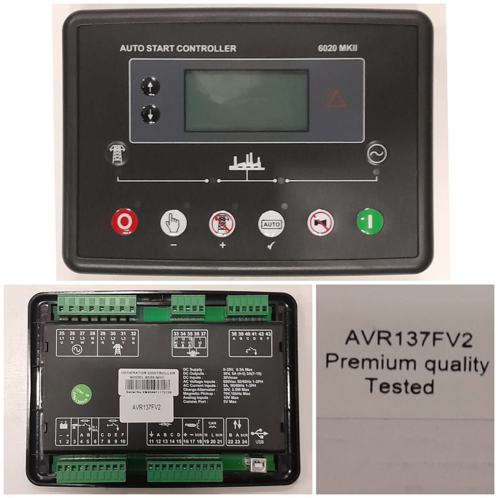 AVR137FV2-DSE6020 GENERATOR CONTROLLER