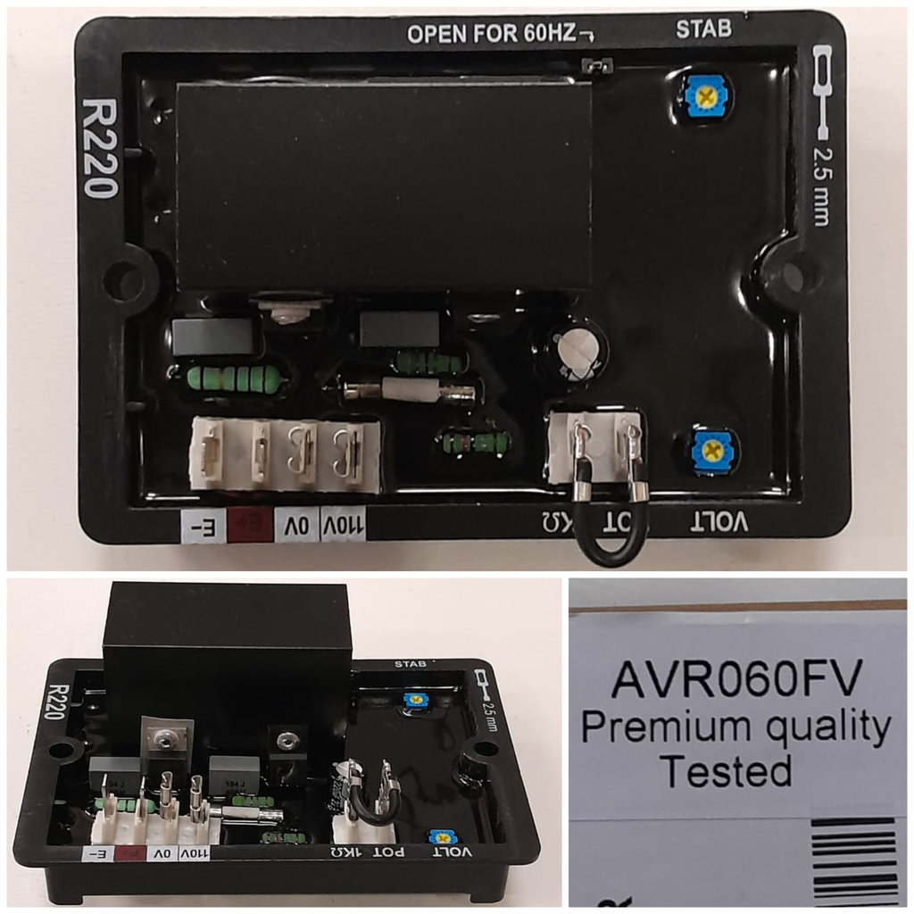 AVR060FV-R220 GENERATOR AVR VOLTAGE REGULATOR
