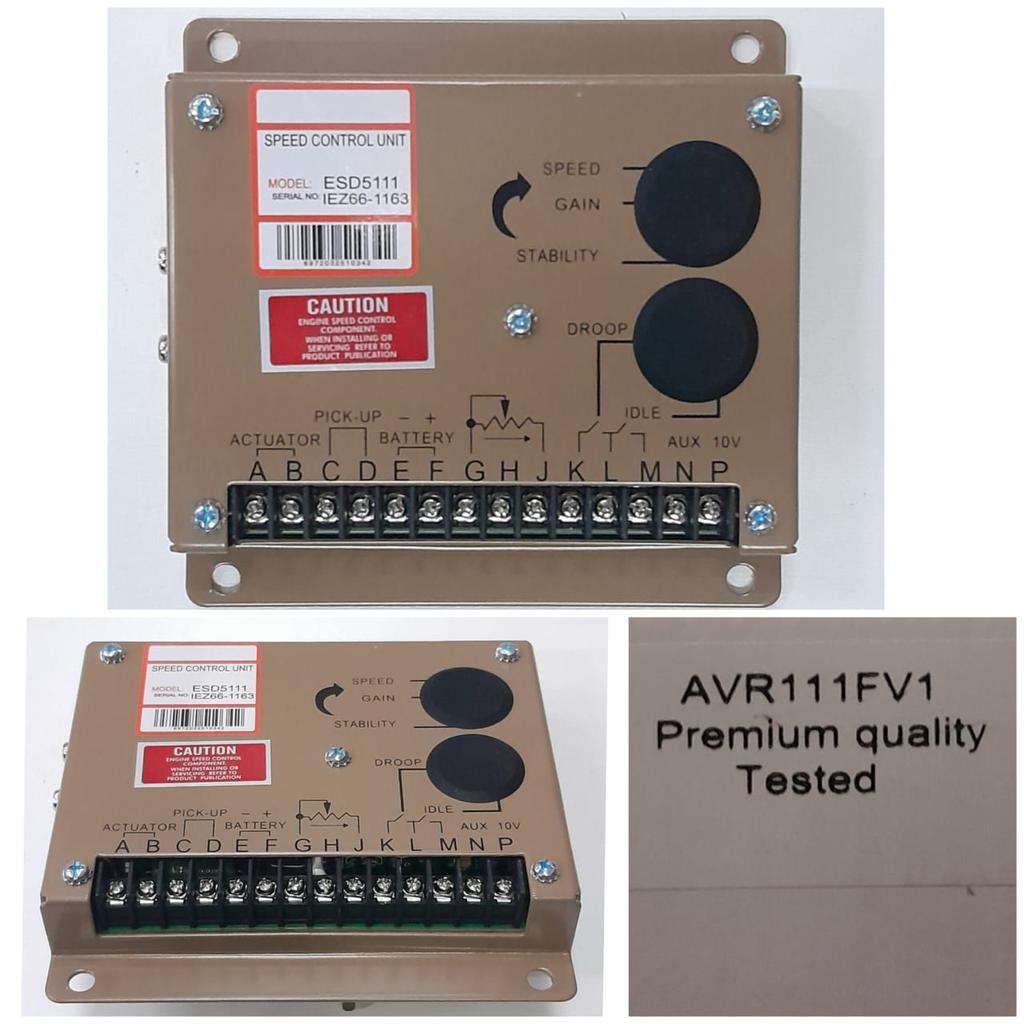 AVR111FV1-ESD5111 GENERATOR SPEED CONTROLLER