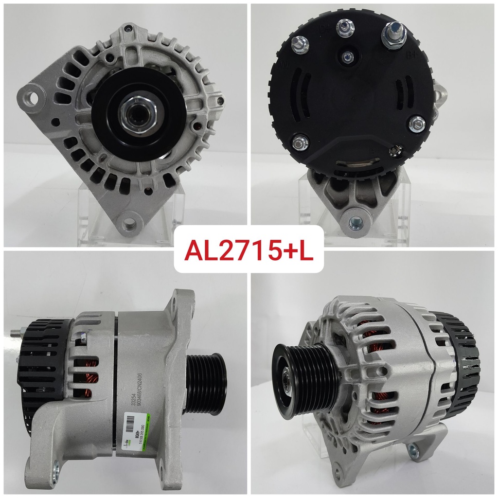 AL2715+L-PERKIN JCB 3CX N/M 24V 55A ALTERNATOR
