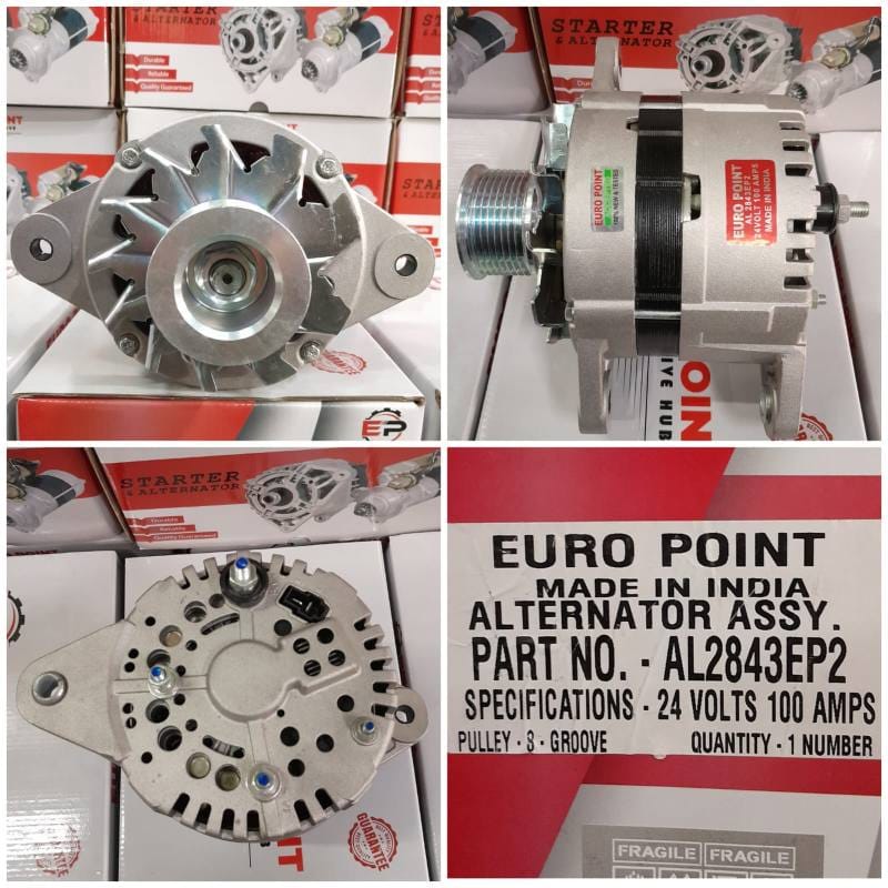 AL2843EP2- T.T/LND D/F 8PK 24V 100A KAK REG ALTERNATOR  