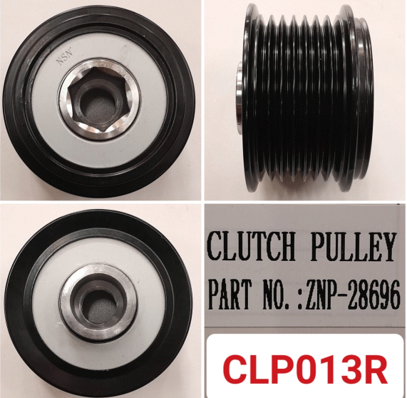 CLP013R-TOYOTA AVL/CAMRY 7PK SMALL CLUTCH PULLEY