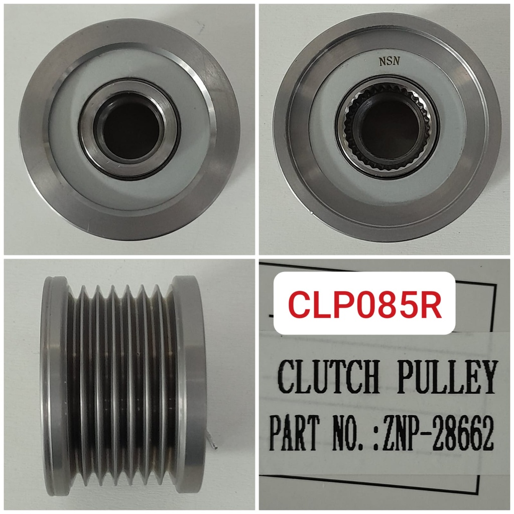 CLP085R-MDA 7PK CLUTCH PULLEY