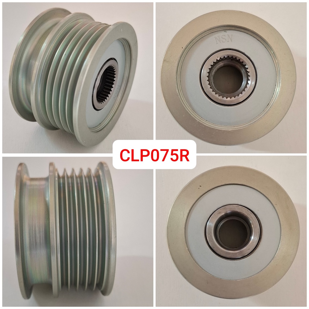 CLP075R-VOLKSWAGEN/AUDI 5PK CLUTCH PULLEY