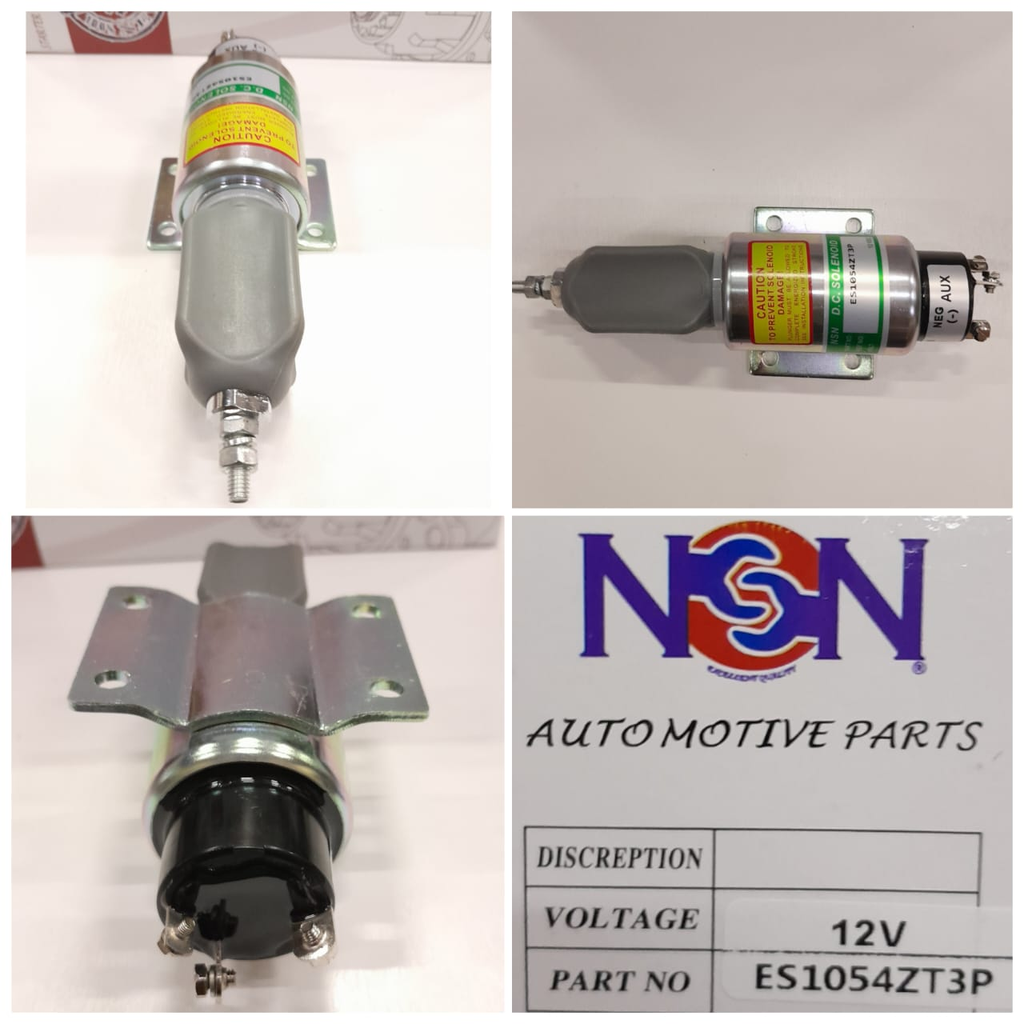 ES1054ZT3P   - STD SITTING 12V 2/2 BOLT ENGINE STOPPER