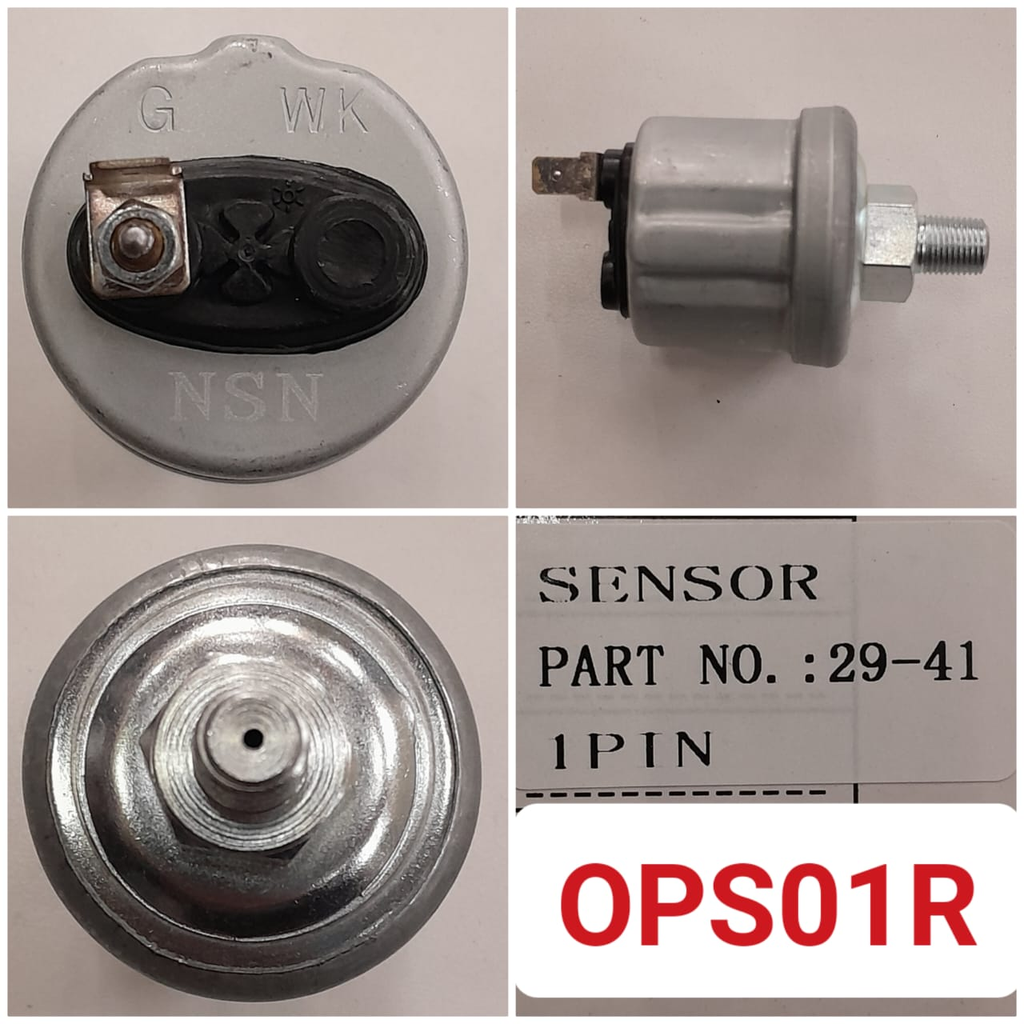 OPS01R-M10X(0-10) BAR 1PIN OIL PRESSOR SENDER