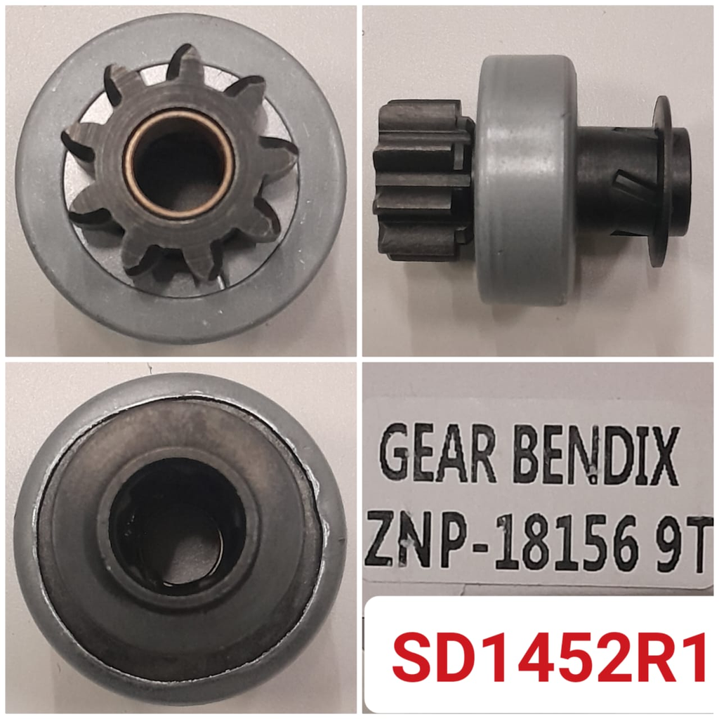 SD1452R1-TOYOTA ND SMALL 9T(29.7)CW GEAR BENDIX