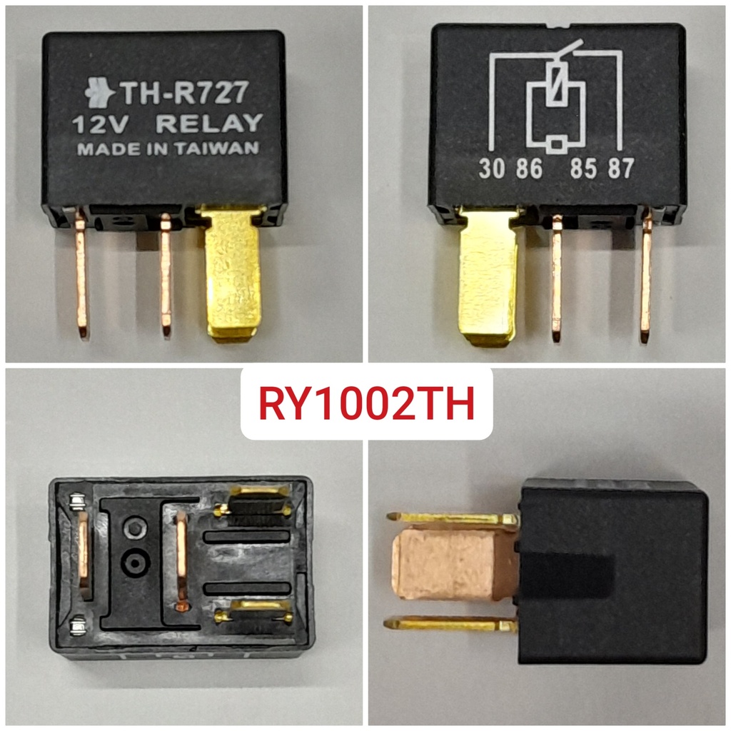 RY1002TH-MINI ECM RELAY 12V/4PIN NORMAL OPEN 