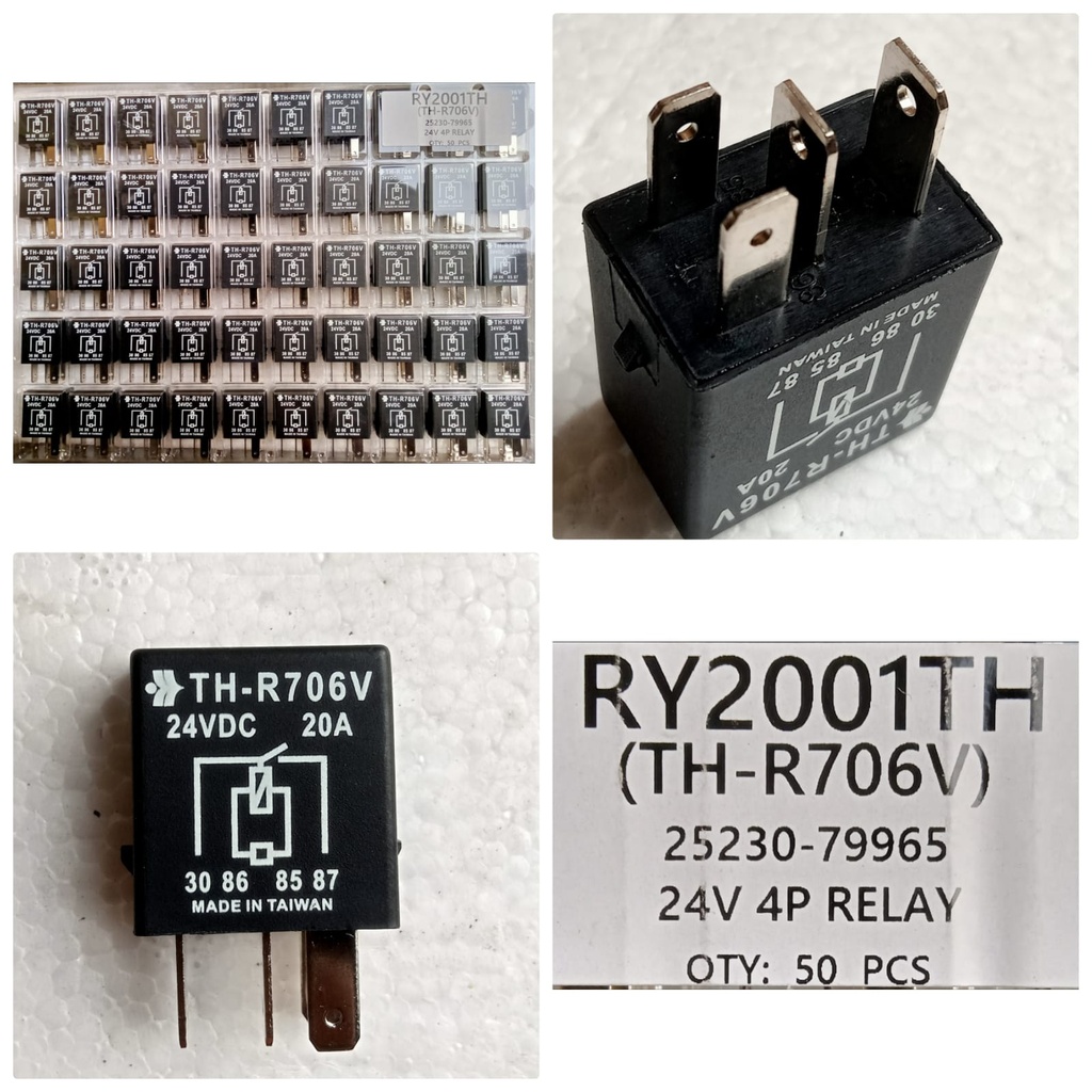 RY2001TH-MICRO RELAY 24V/4PIN NORMAL OPEN