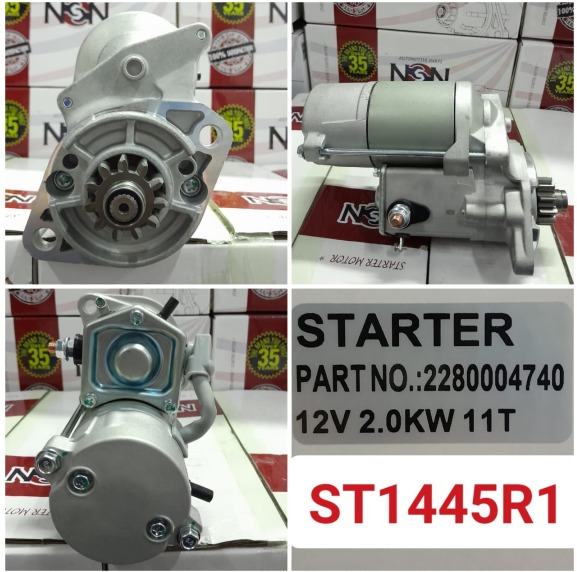 ST1445R1-KUBOTA B/BODY ND OEM 12V 11T STARTER