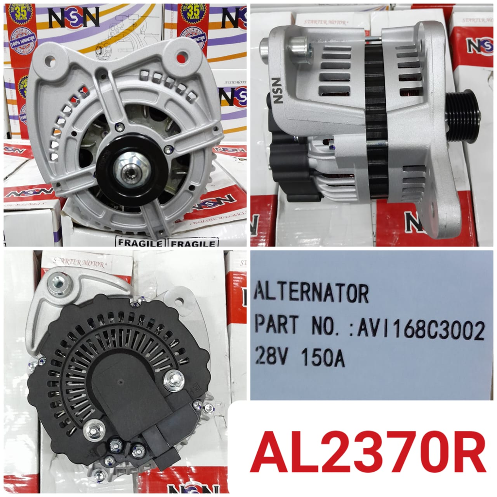 AL2370R-LEECE NEV/CMNS 24V 150A DF RHE 8PK ALTERNATOR