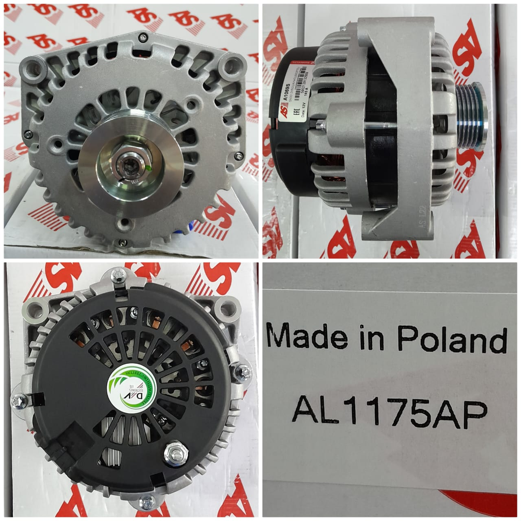 AL1175AP-GM 12V 145-230A 4P 6PK ALTERNATOR