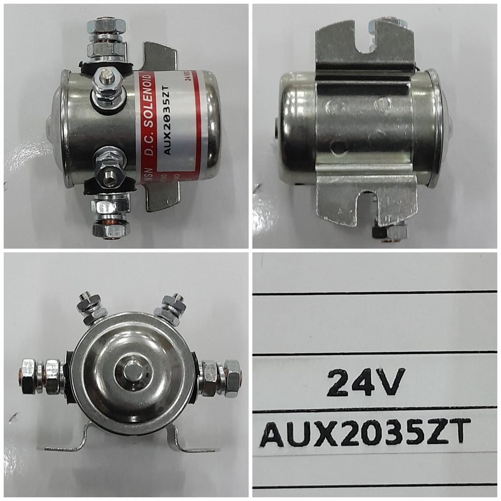 AUX2035ZT-  24V SILVER ROUND 4 POINT SAFETY SWITCH  