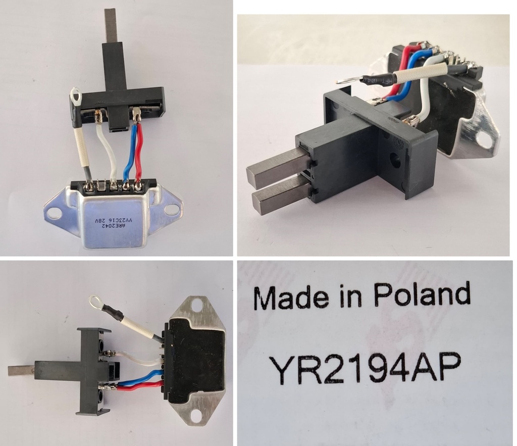 YR2194AP-HINO WO4D 24V SONY REGULATOR + CARBON HOLDER