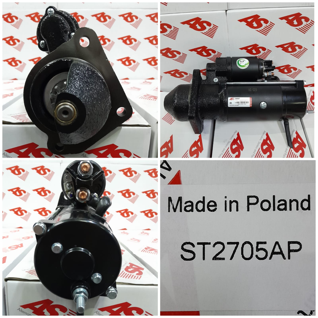 ST2705AP-JCB ISKRA N/M 24V 11T STARTER MOTOR