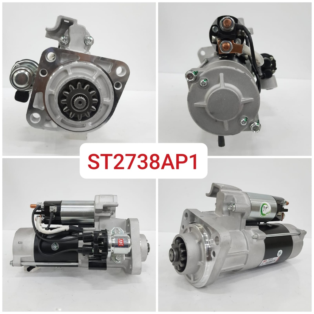 ST2738AP1-MAN N/M 24V 12T 43MM CRS RHC STARTER MOTOR