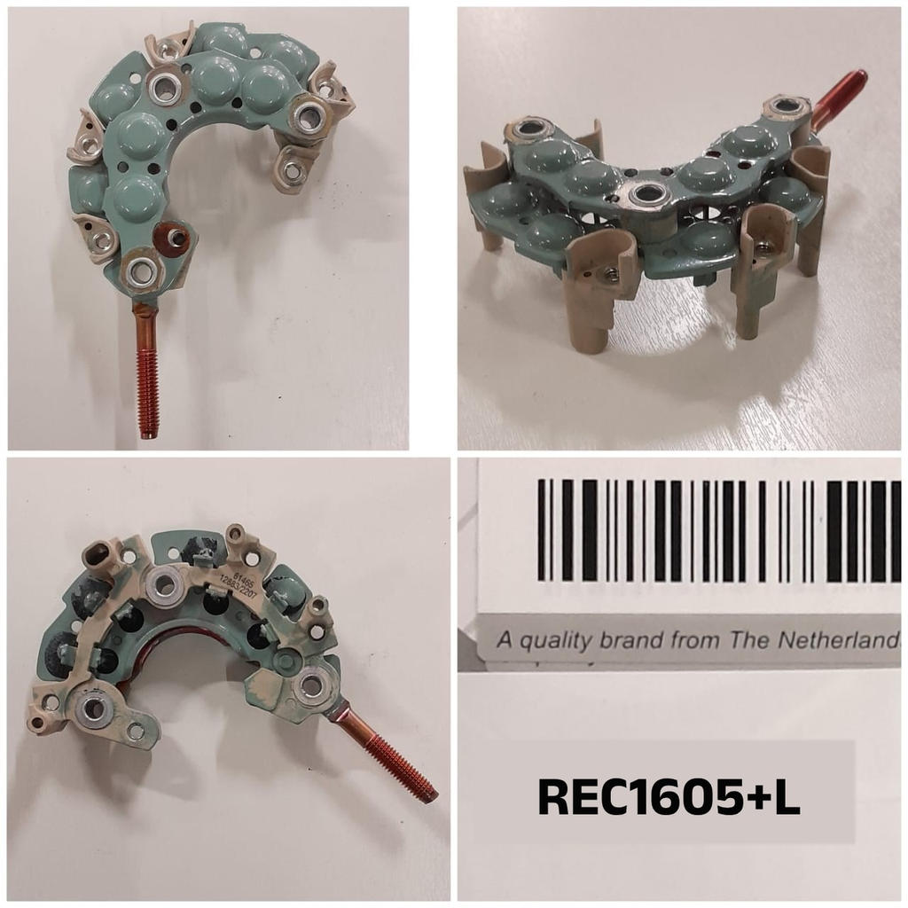 REC1605+L-KUBOTA 83MM M6 U/BOLT RECTIFIER PLATE