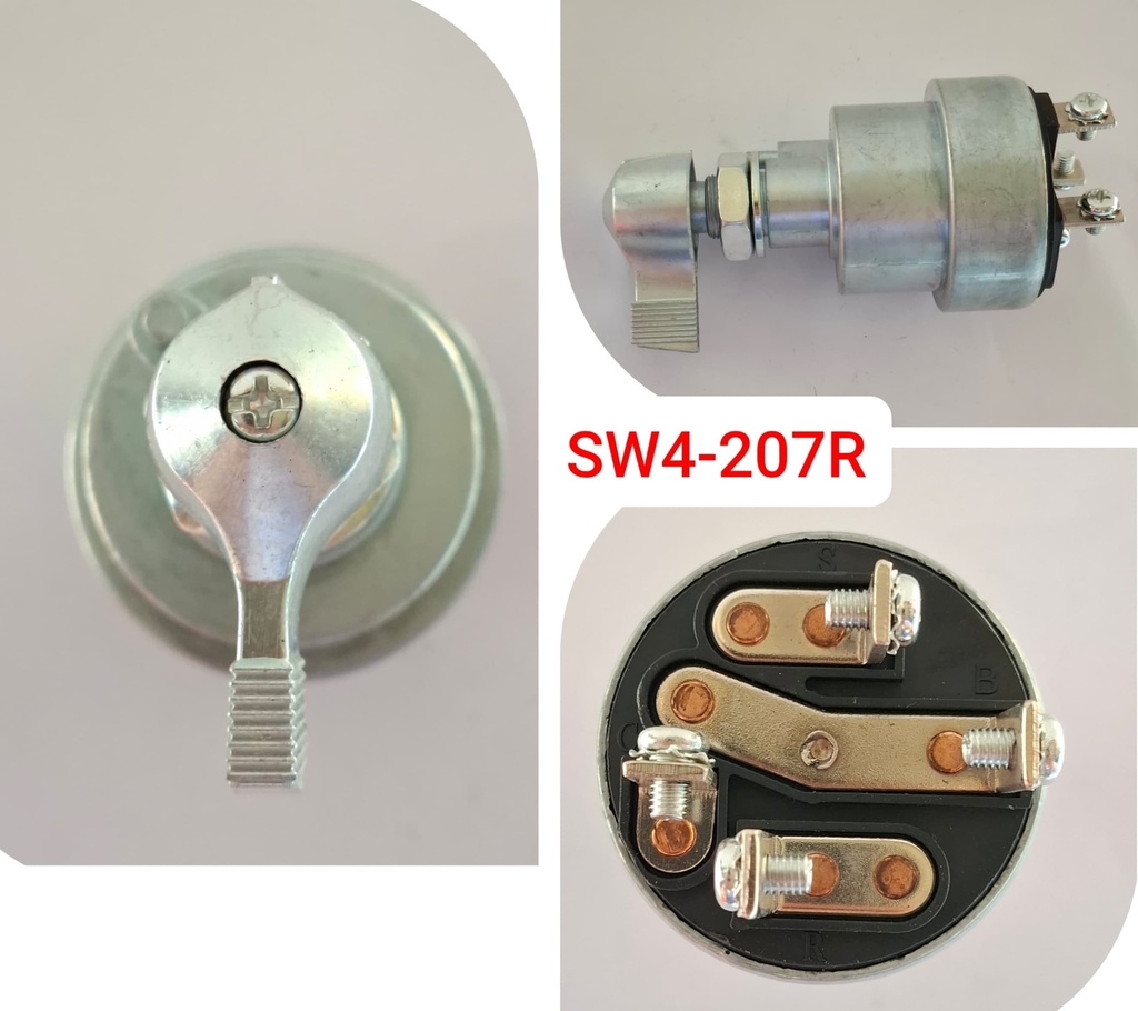 SW4-207R-CAT H.D 4PIN STARTER SWITCH