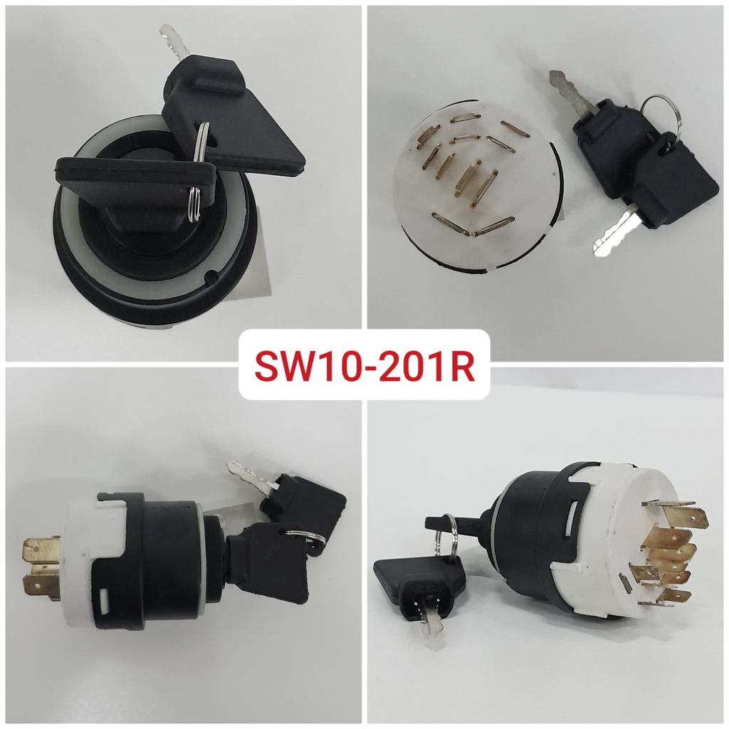 SW10-201R-JCB/CAT 4T BIG 6T SMALL IGNITION SWITCH