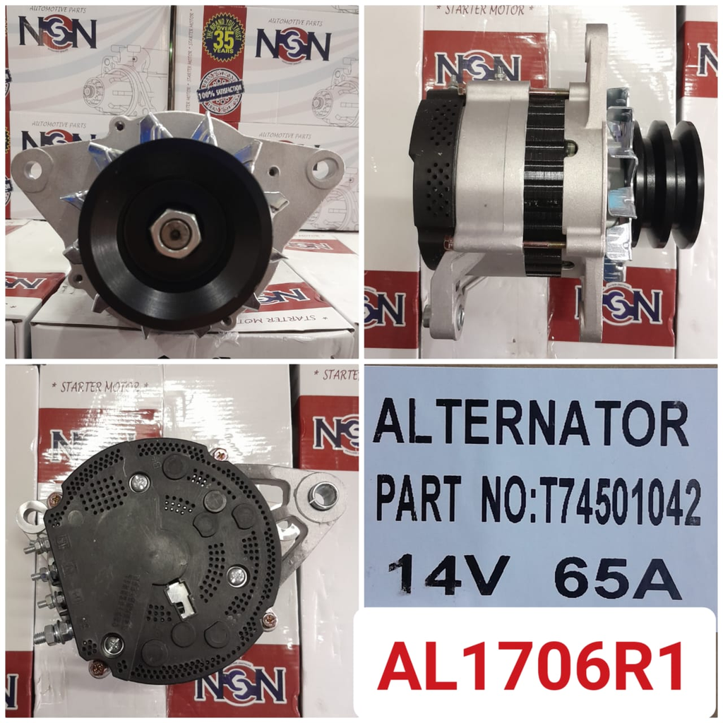 AL1706R1 - PKN CHINA IZU 12V B/COVER D/F LHE ALTERNATOR