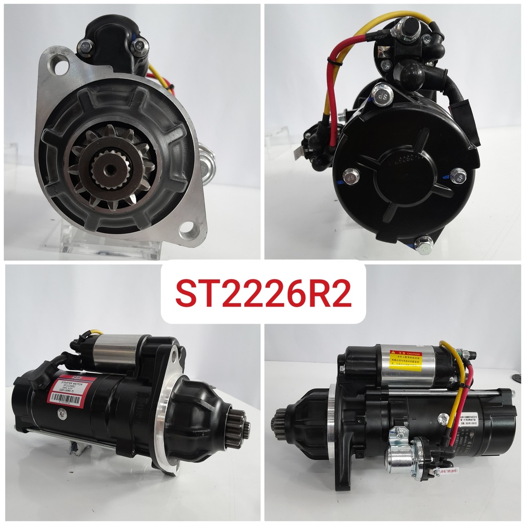 ST2226R2-CNA XICHAI 24V 12T BLACK 6D14 TYP 78MM LONG STARTER