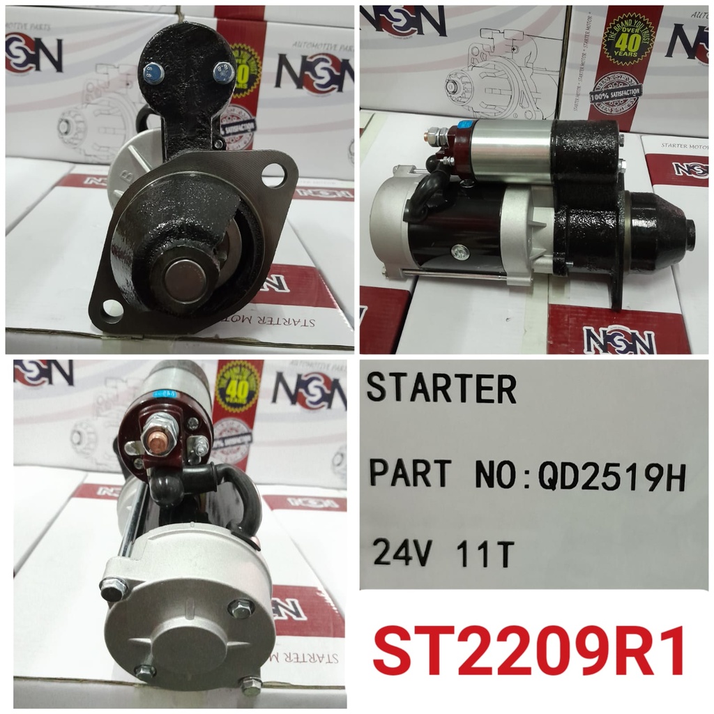 ST2209R1-CNA 24V/11T 2 BOLT RHO SLW TYP STARTER