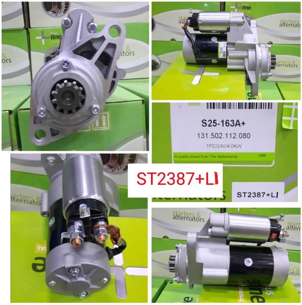ST2387+L1-IZU NPR 24V 11T CCW BOLT INSIDE 4KW STARTER MOTOR