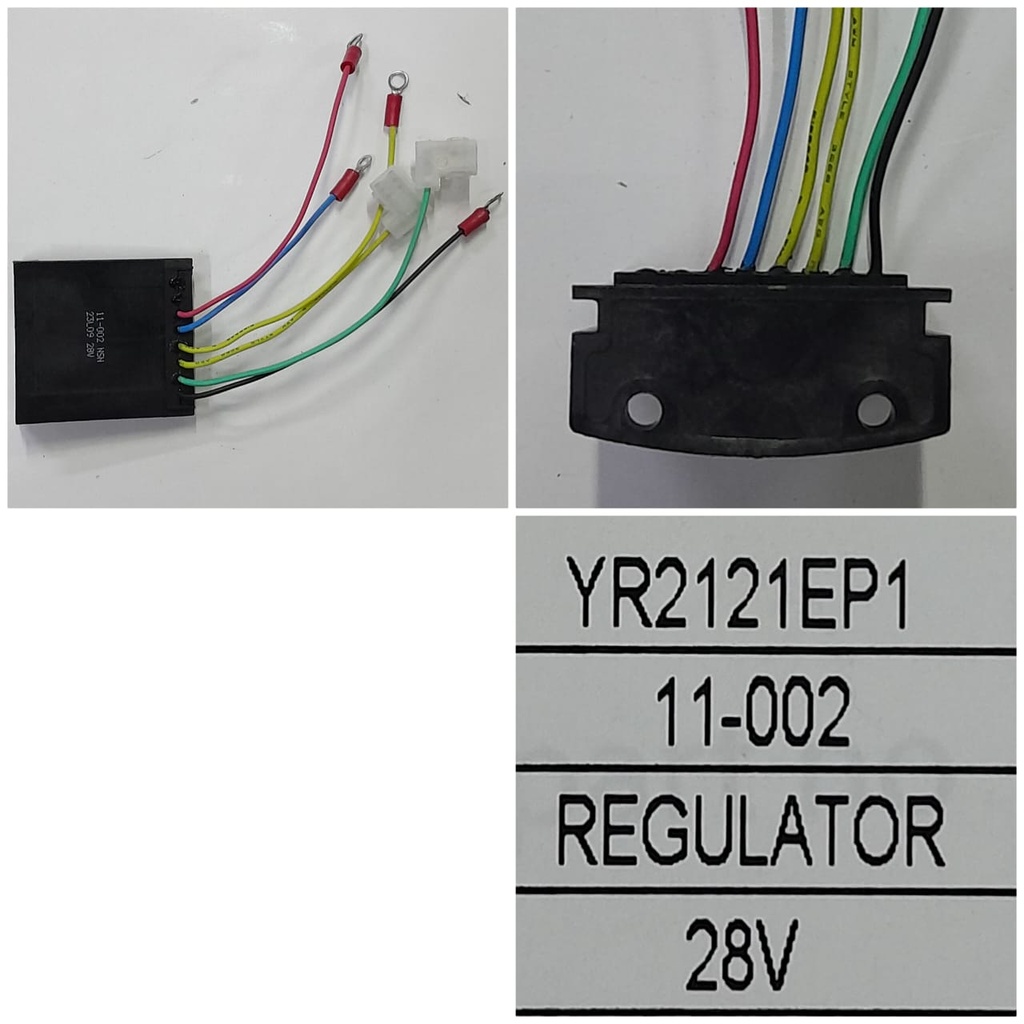 YR2121EP1-PRESTOLITE CHINA BUS 24V 6WIRE REGULATOR