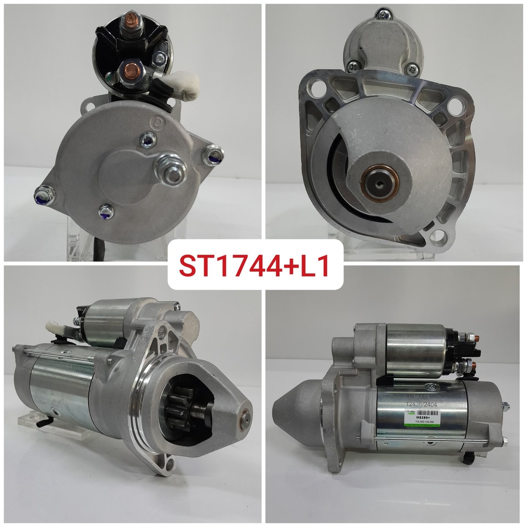 ST1744+L1-PERKIN ISKRA 12V 10T 3.2KW SILVER LHO STARTER