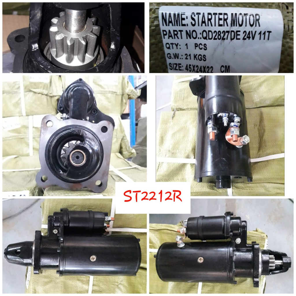 ST2212R-CH.STEYR O/M WD615 4B 24V 11T LHO STARTER MOTOR