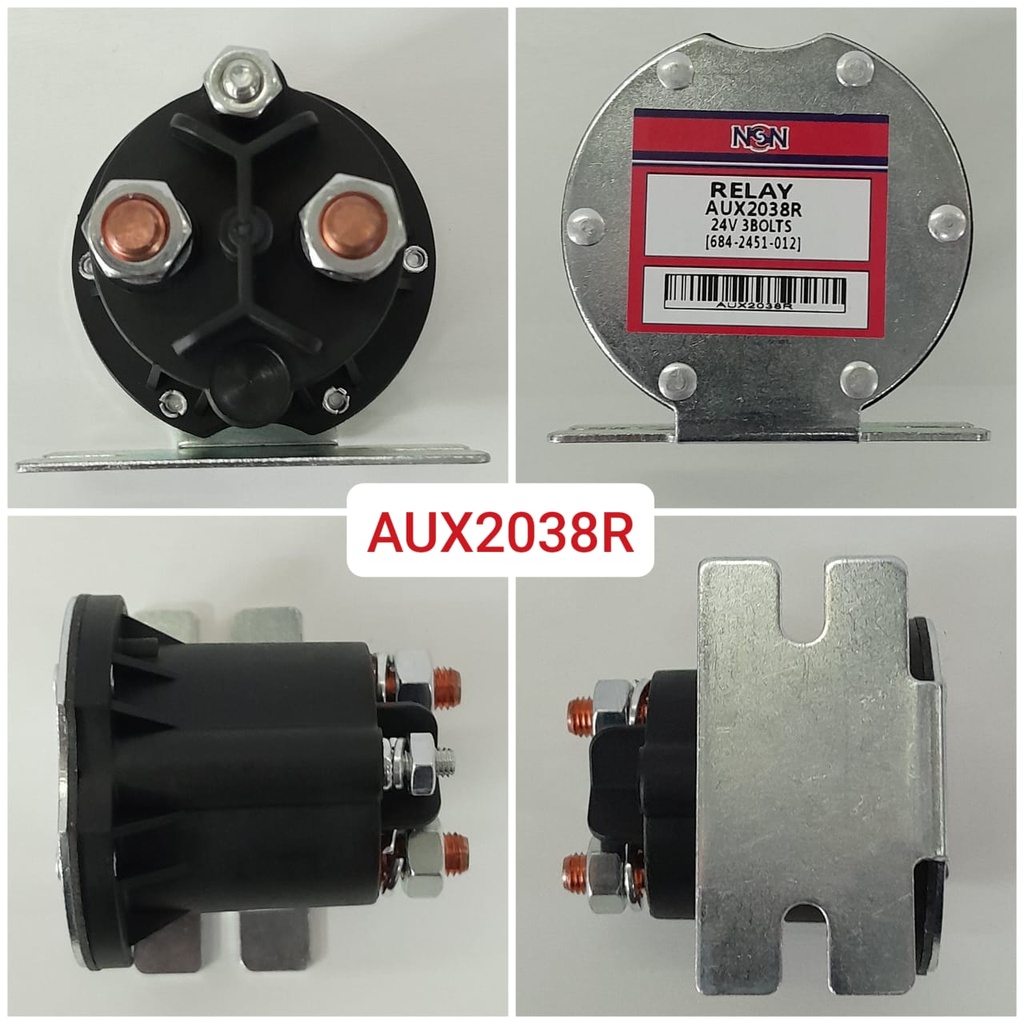 AUX2038R-24V 3BOLTS TROMBETTA SOLENOID RELAY