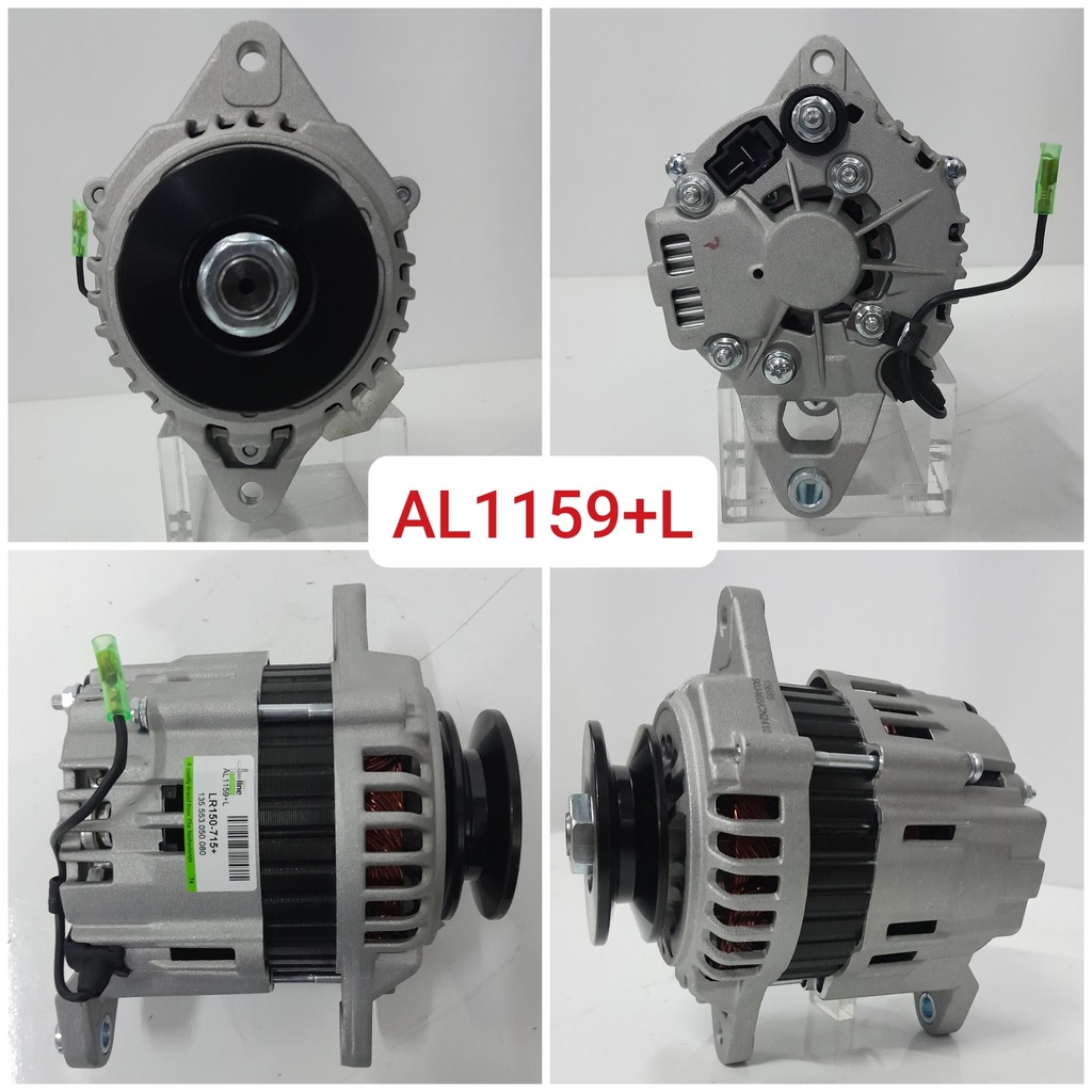 AL1159+L-FORKLIFT S/E HITACHI 4FF 12V 50A B/GRIP ALTERNATOR