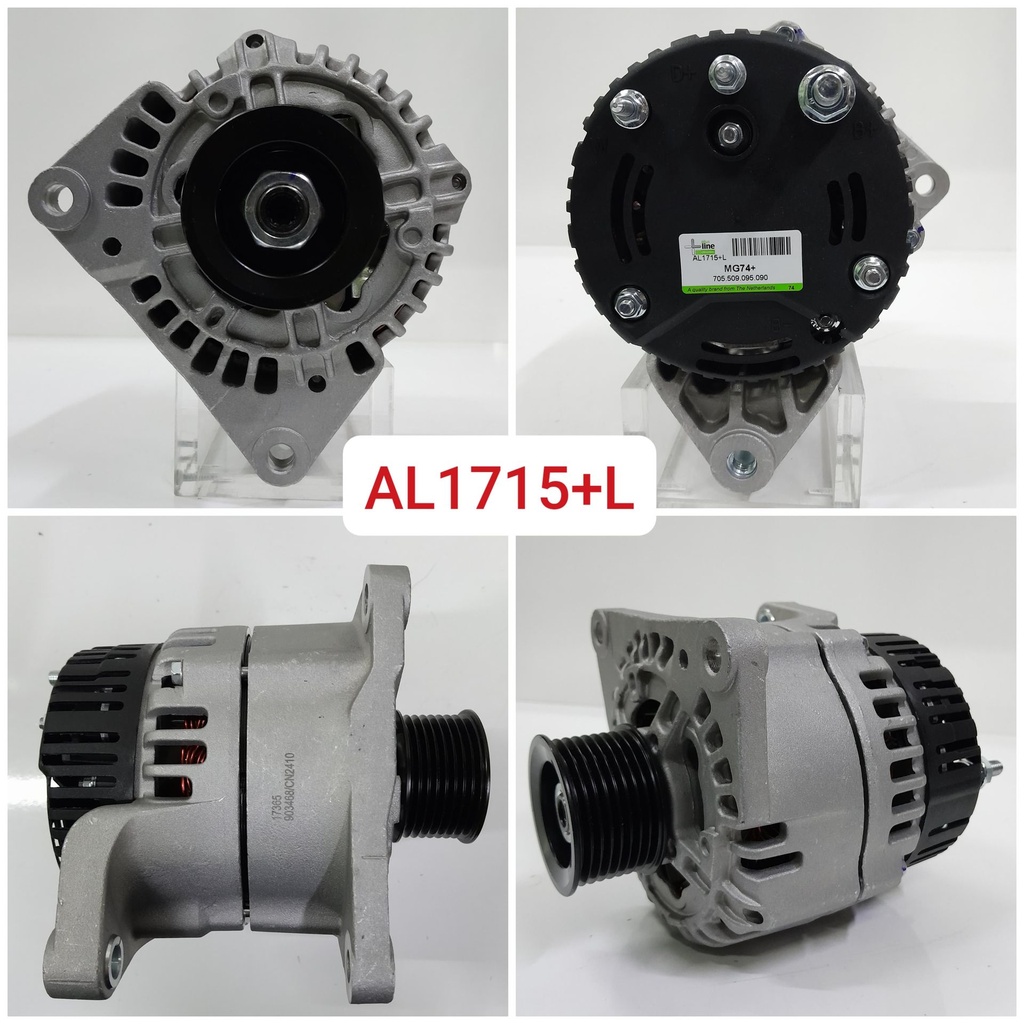AL1715+L-PERKIN JCB 3CX N/M 12V 95A ALTERNATOR
