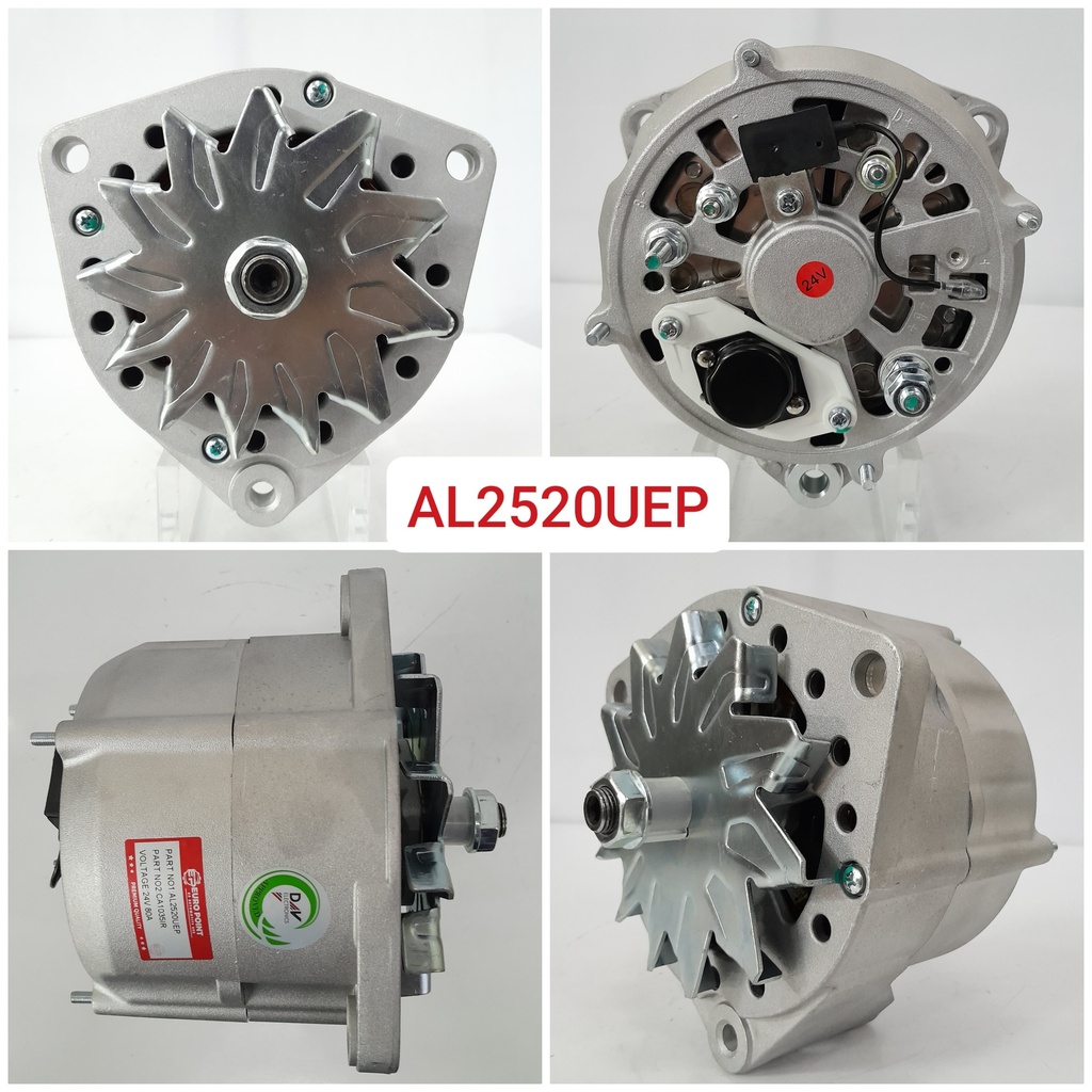 AL2520UEP-MCD LB 24V 80A W/O PULLEY ALTERNATOR